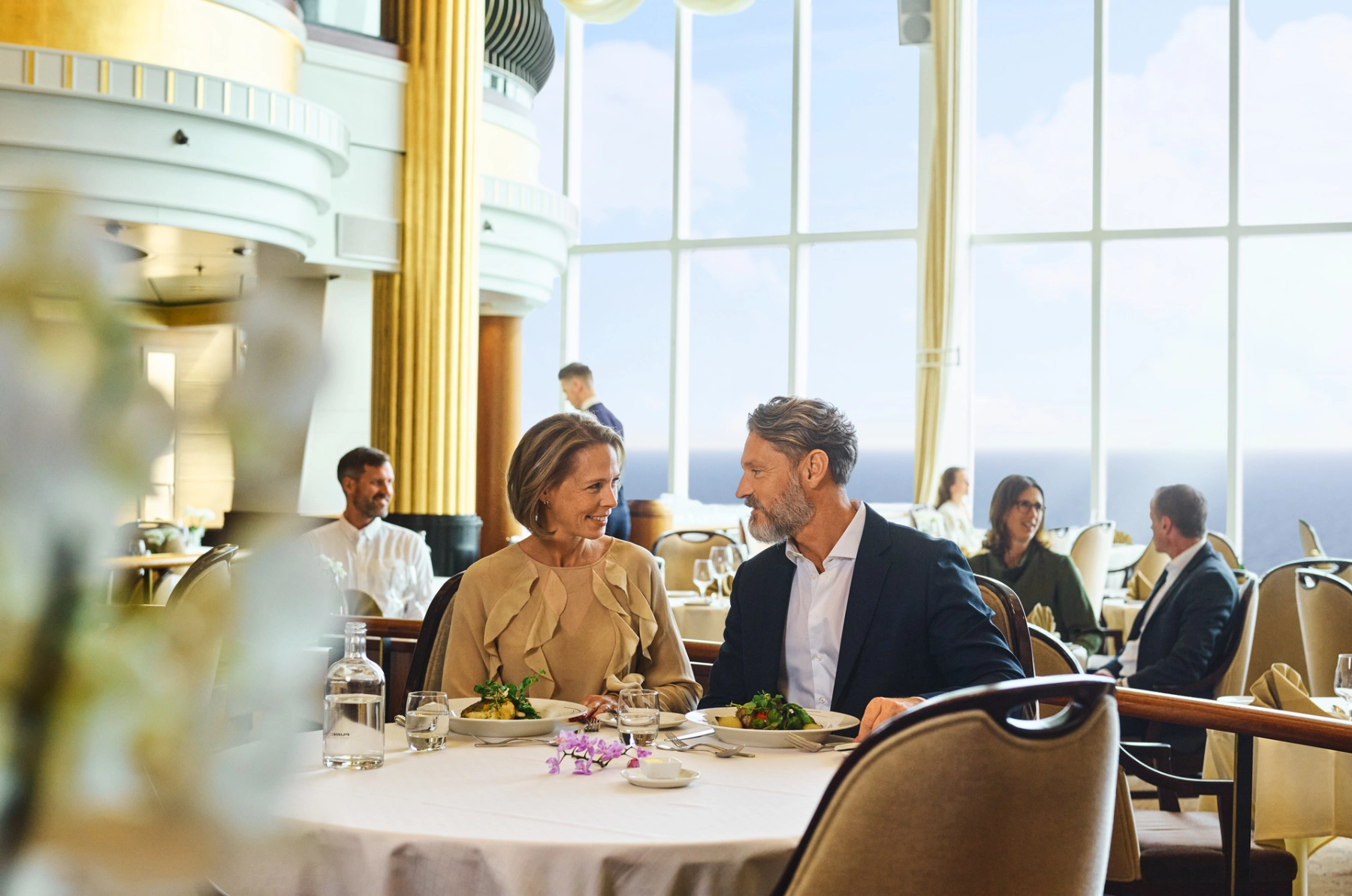 Paar im Oceanic à la Carte