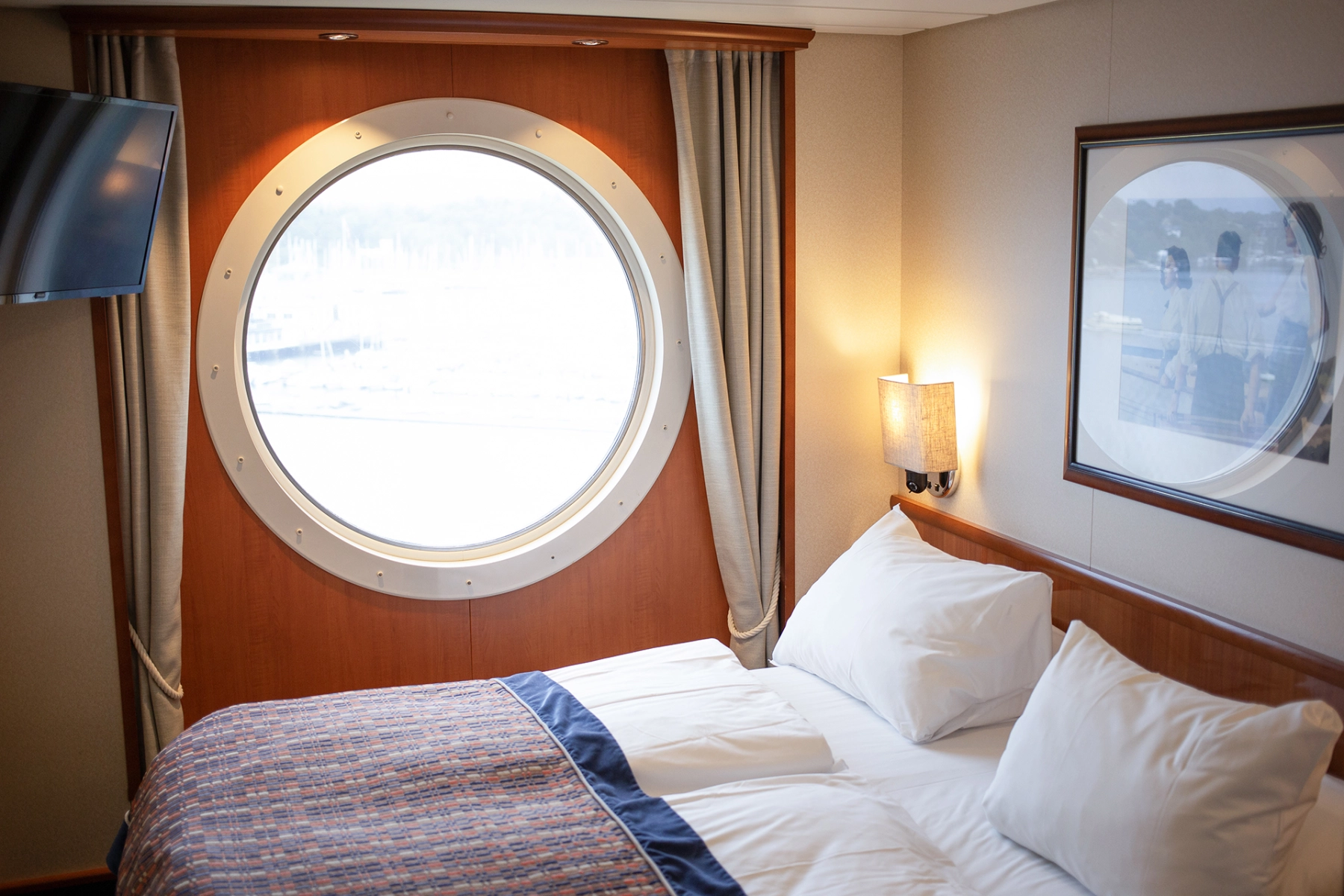 Standard Kabine mit Doppelbett und Meerblick