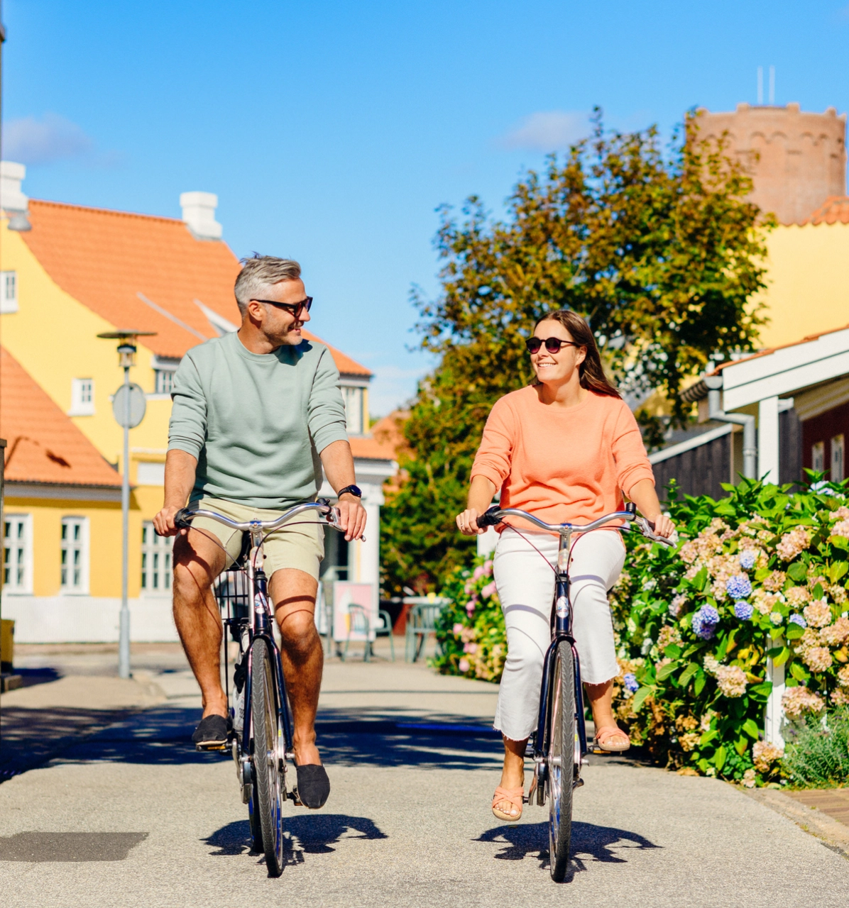Par på sykkel i Skagen