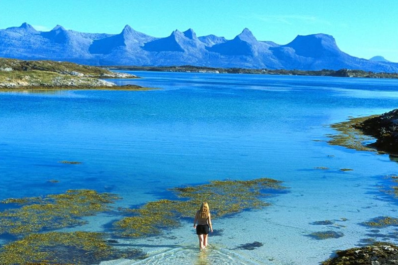 Sandstrand auf den Lofoten