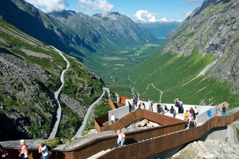 Ausblick auf den Trollstigen