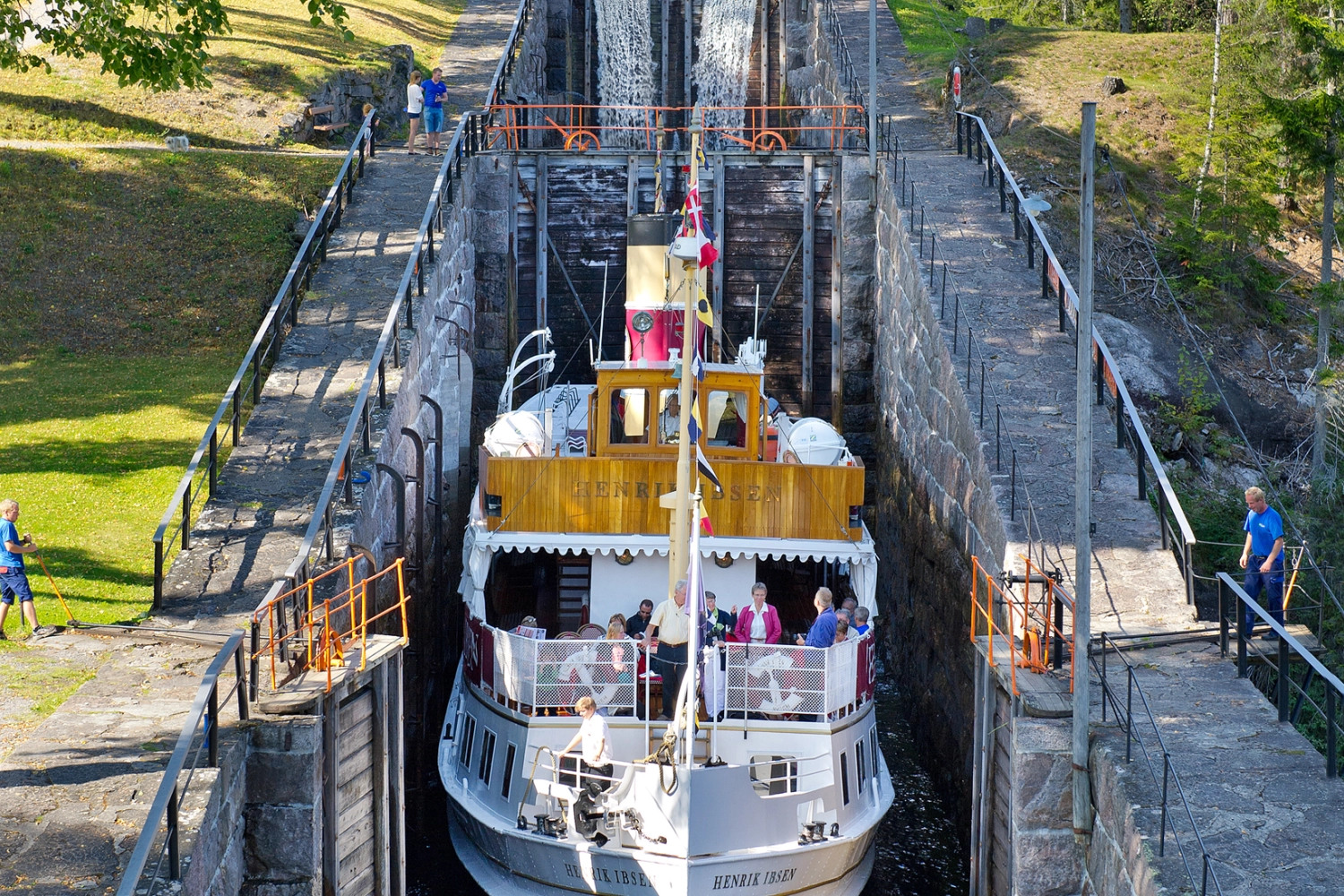 Telemarkskanalen. Foto: Kåre S. Pedersen.